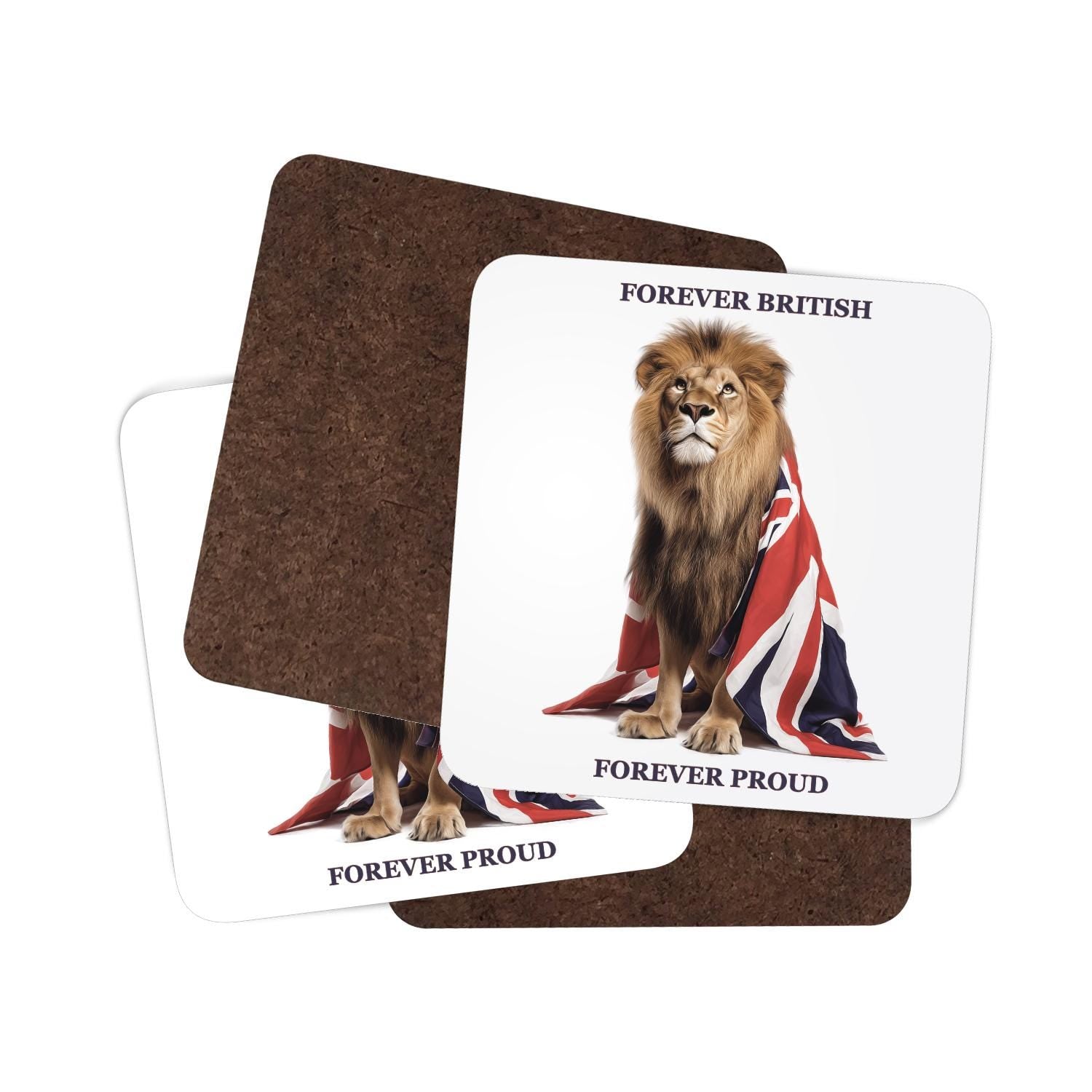 UK Regal Lion Coasters - British Heritage (Set of 4)
