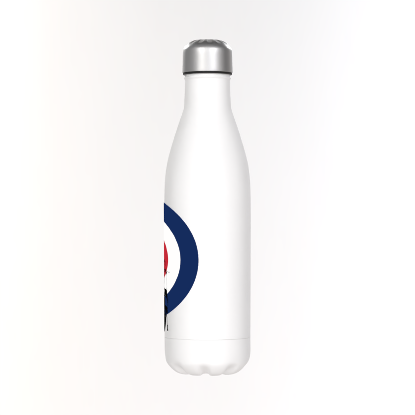 Metal Thermos Water Bottle: MOD Target Design, 500ml
