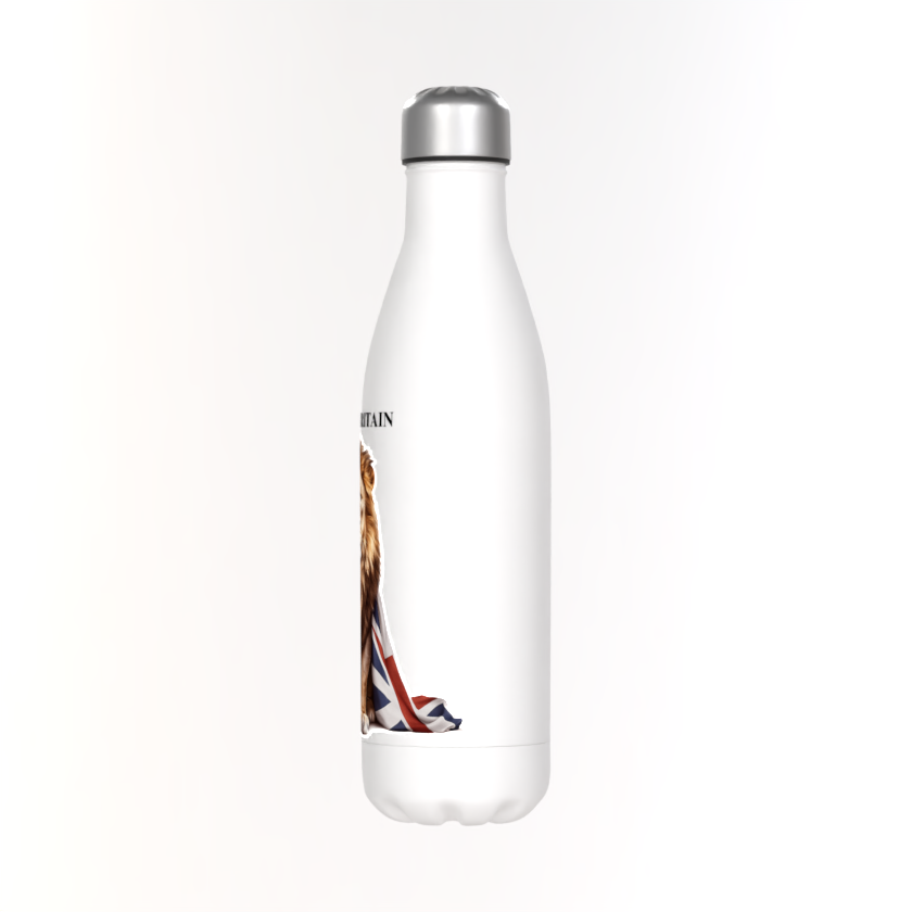 Lion Design Insulated Thermos Bottle 500ml - Premium Stainless Steel
