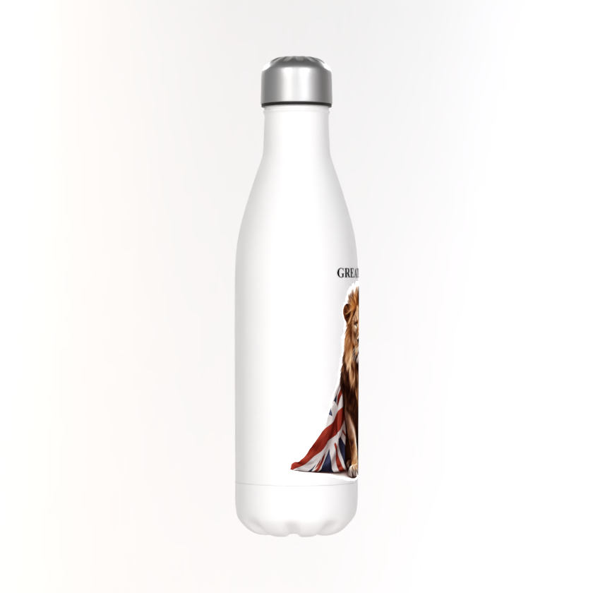 Lion Design Insulated Thermos Bottle 500ml - Premium Stainless Steel