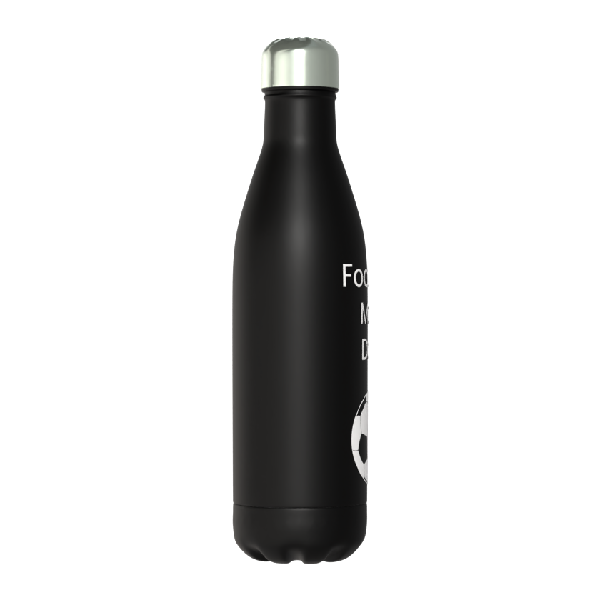 Football Dad Metal Thermos: 500ml Hot/Cold Drinks Bottle