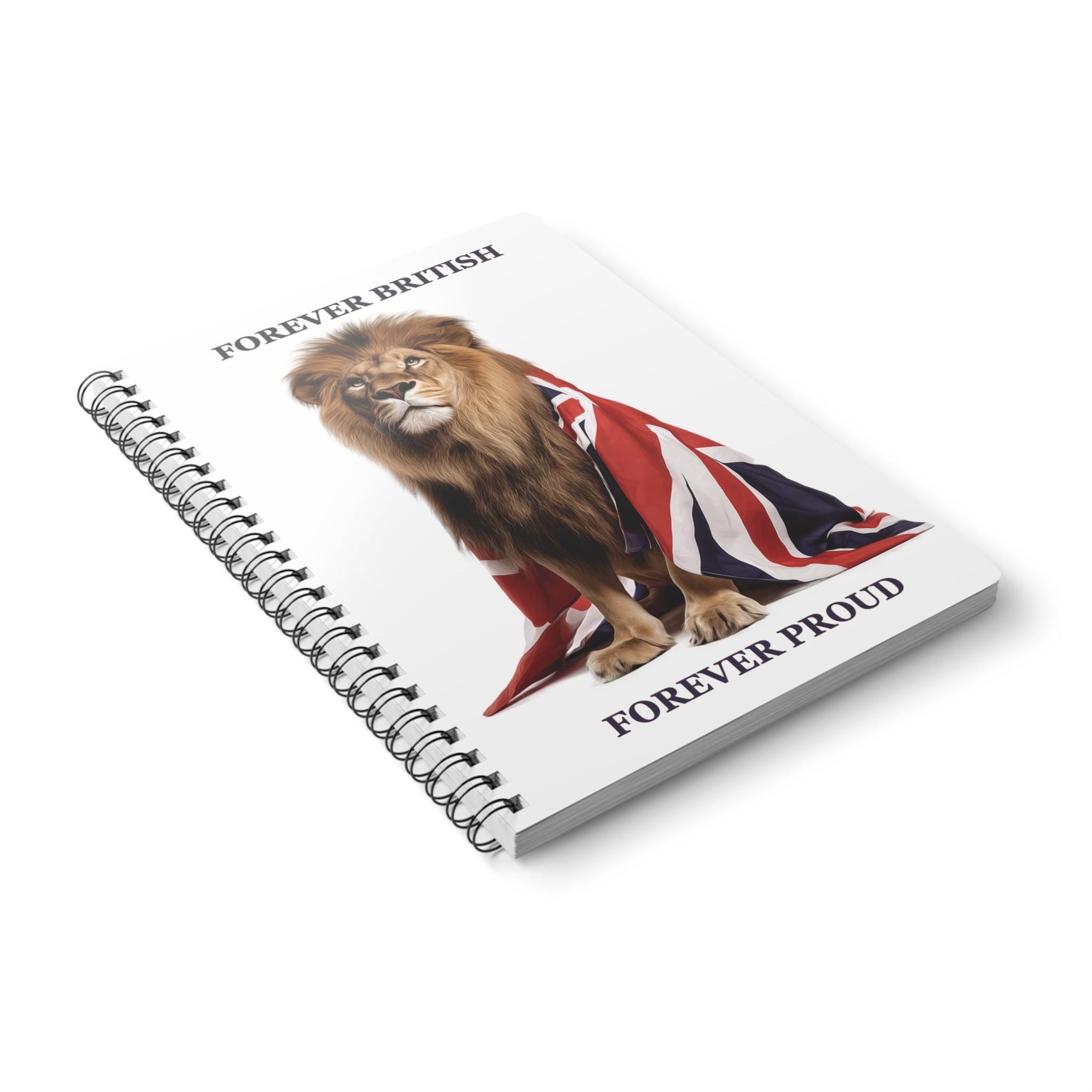 Regal Lion Notepad: British Union Jack A5 Notebook