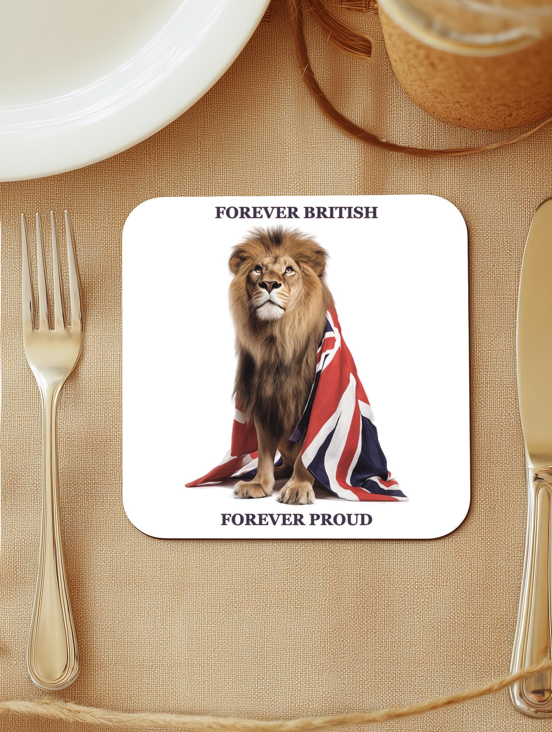 Regal Lion UK Coaster: British Heritage Home Decor (Single coaster)