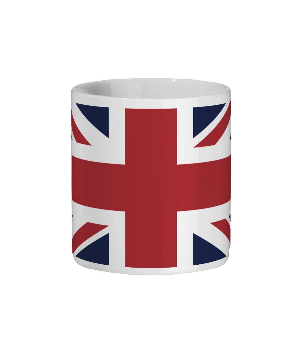 Union Jack Mug: British Flag Coffee Cup, UK Souvenir