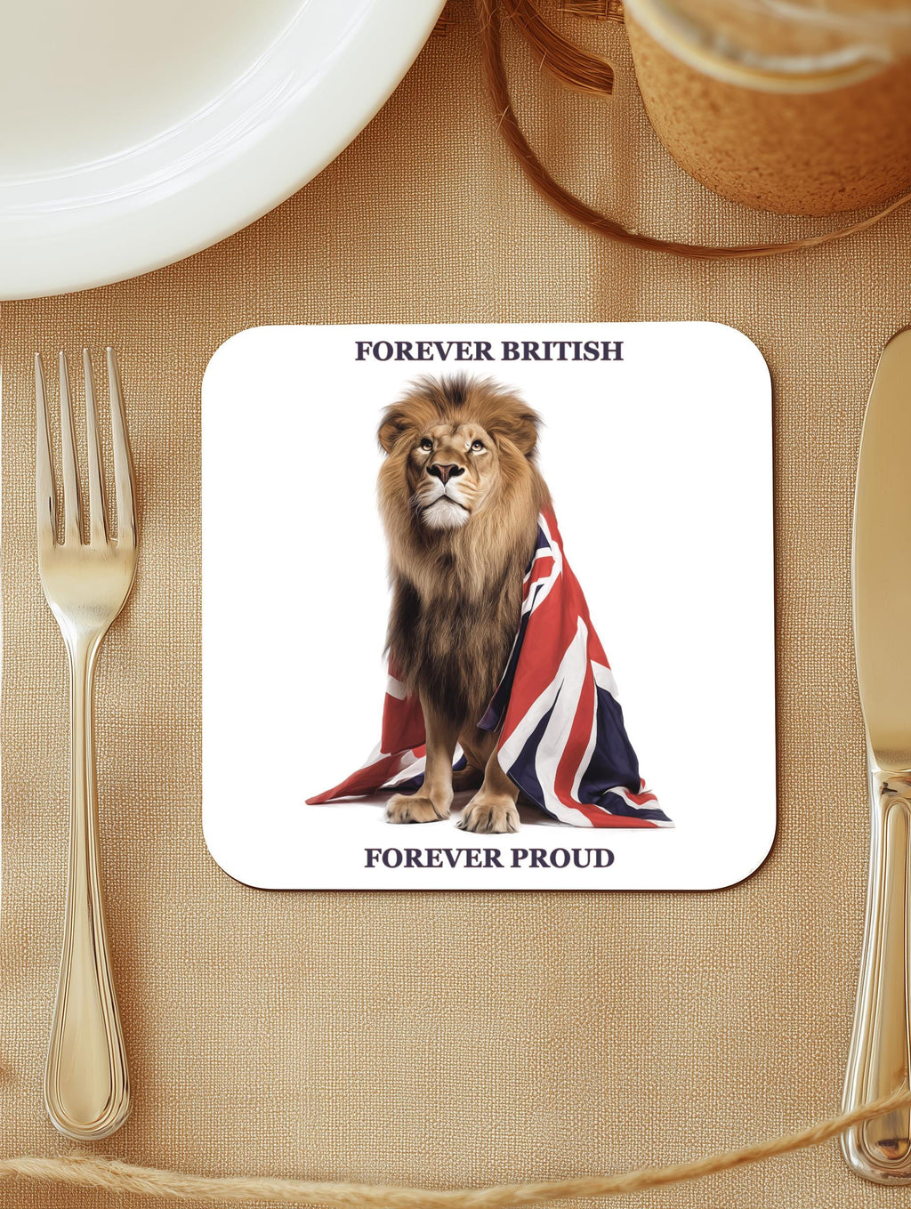 UK Regal Lion Coasters - British Heritage (Set of 4)