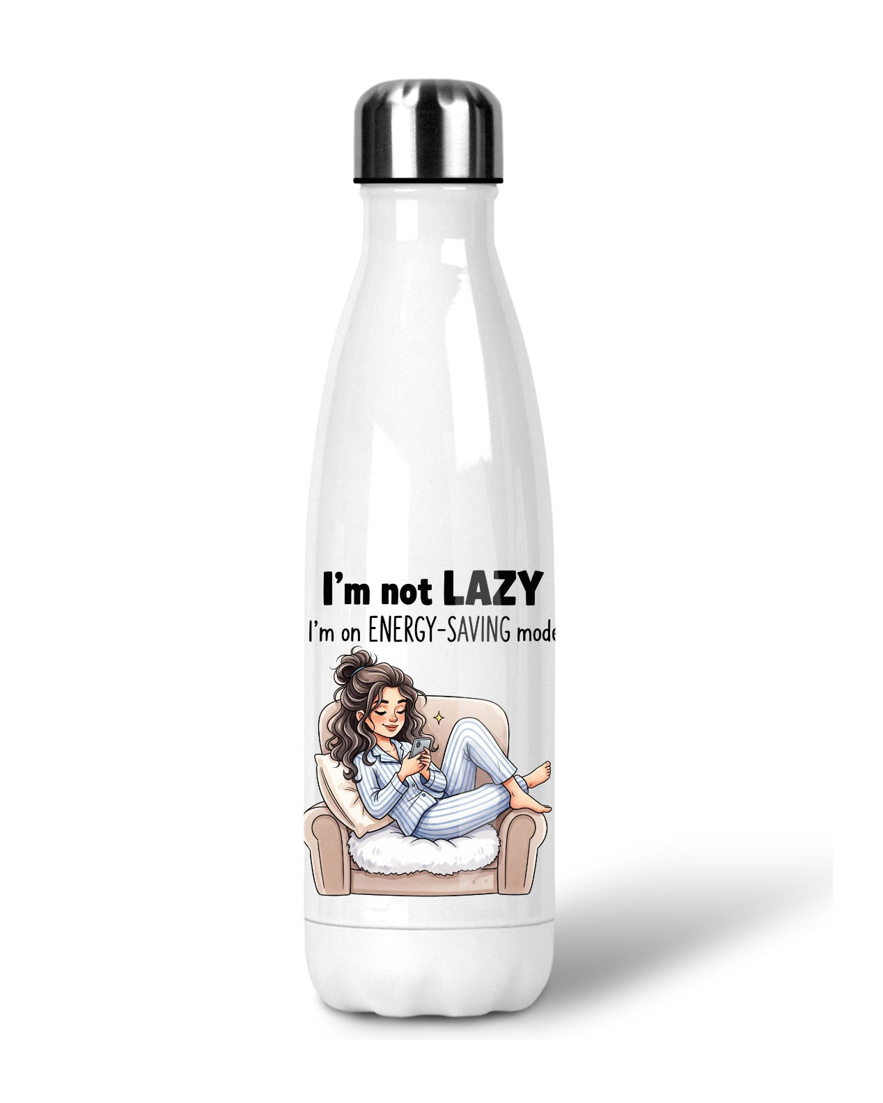 I'm Not Lazy 500ml Thermal Drinks Bottle
