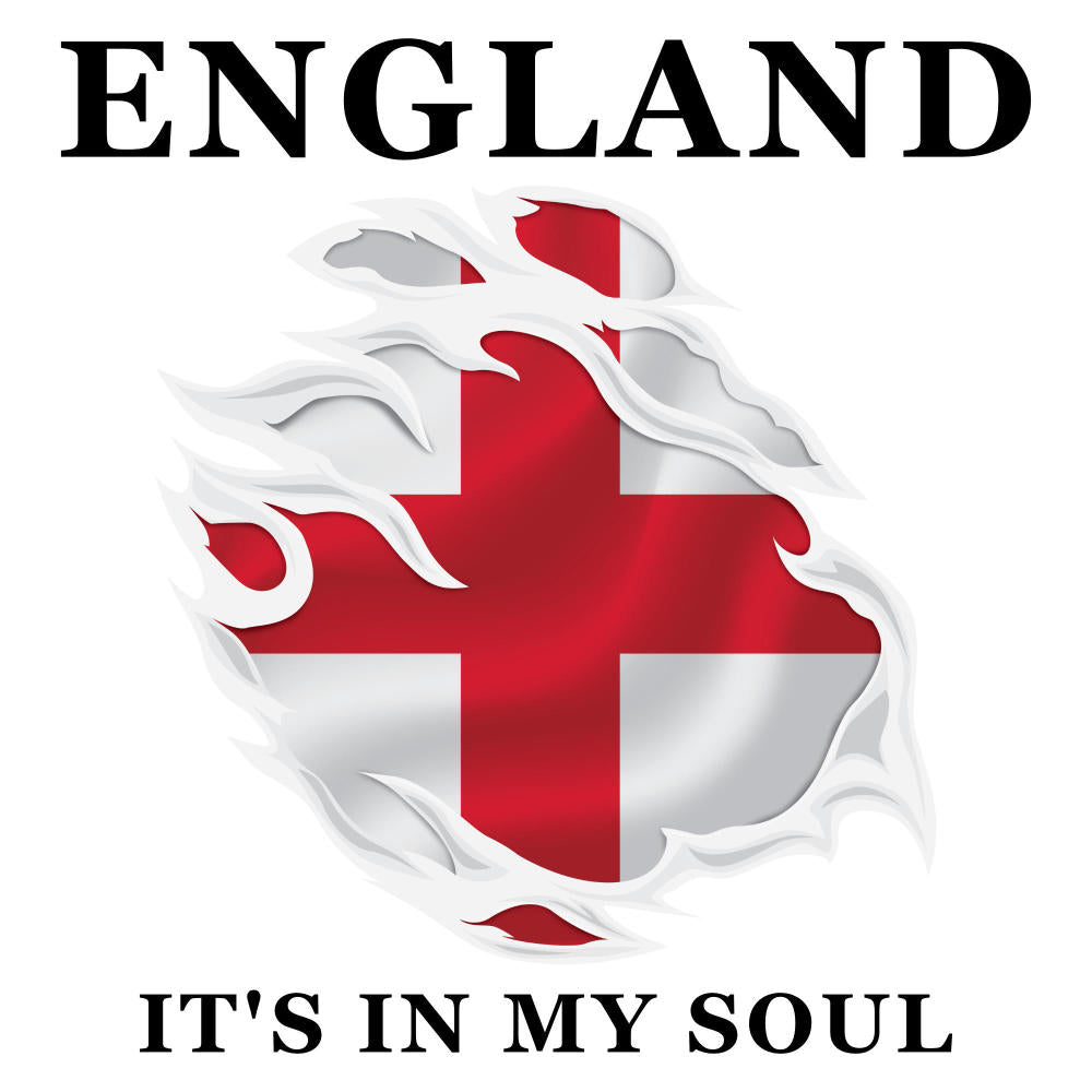 England St. George's Cross T-Shirt: Patriotic English Pride Cotton Tee