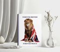 Regal Lion Union Jack Hardback Journal: British Pride A5/A4 Notebook