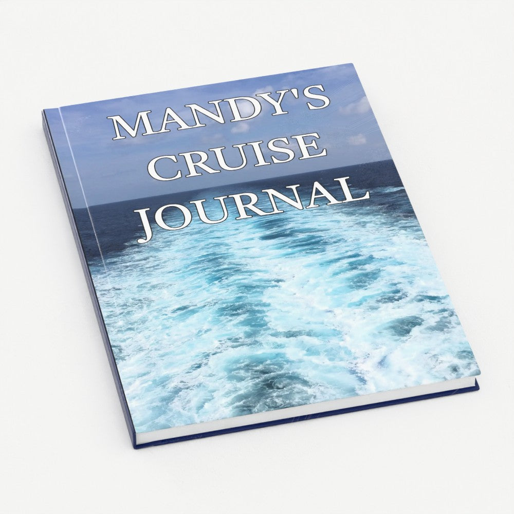 Personalised Hardback Cruise Journal - Cruise notebook