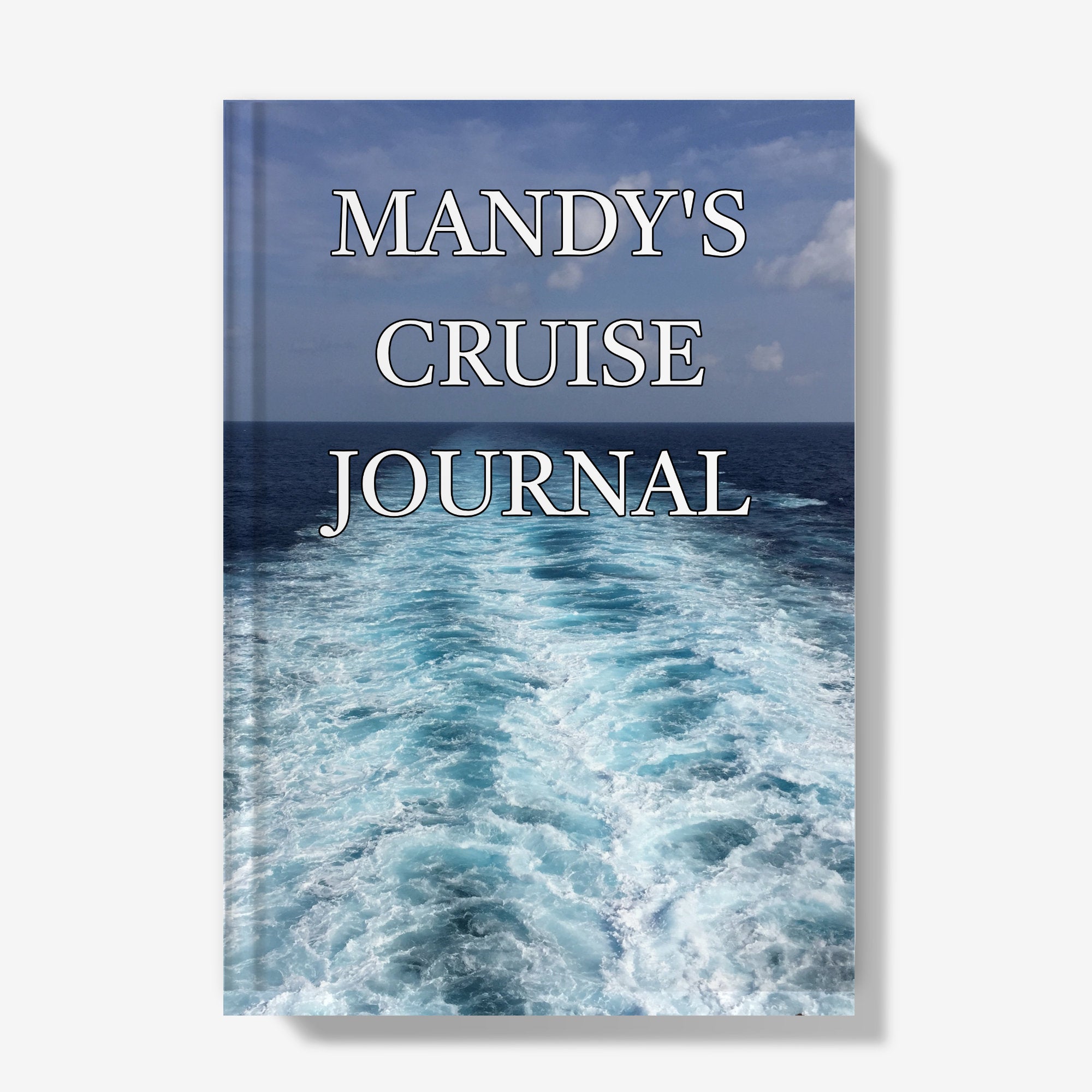Personalised Hardback Cruise Journal - Cruise notebook
