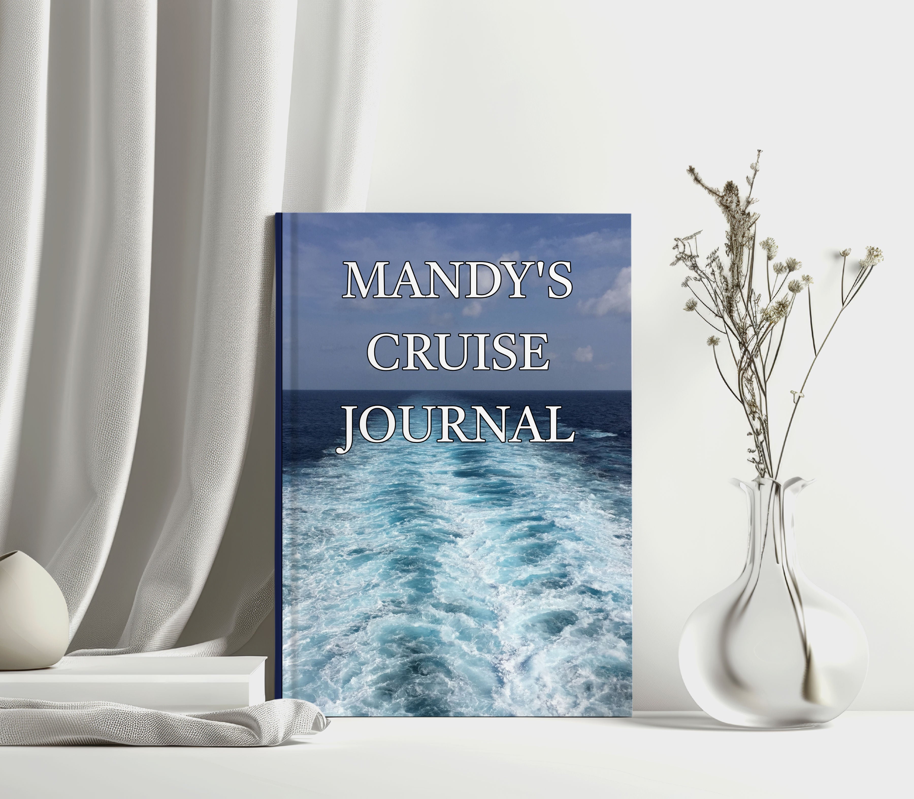 Personalised Hardback Cruise Journal - Cruise notebook