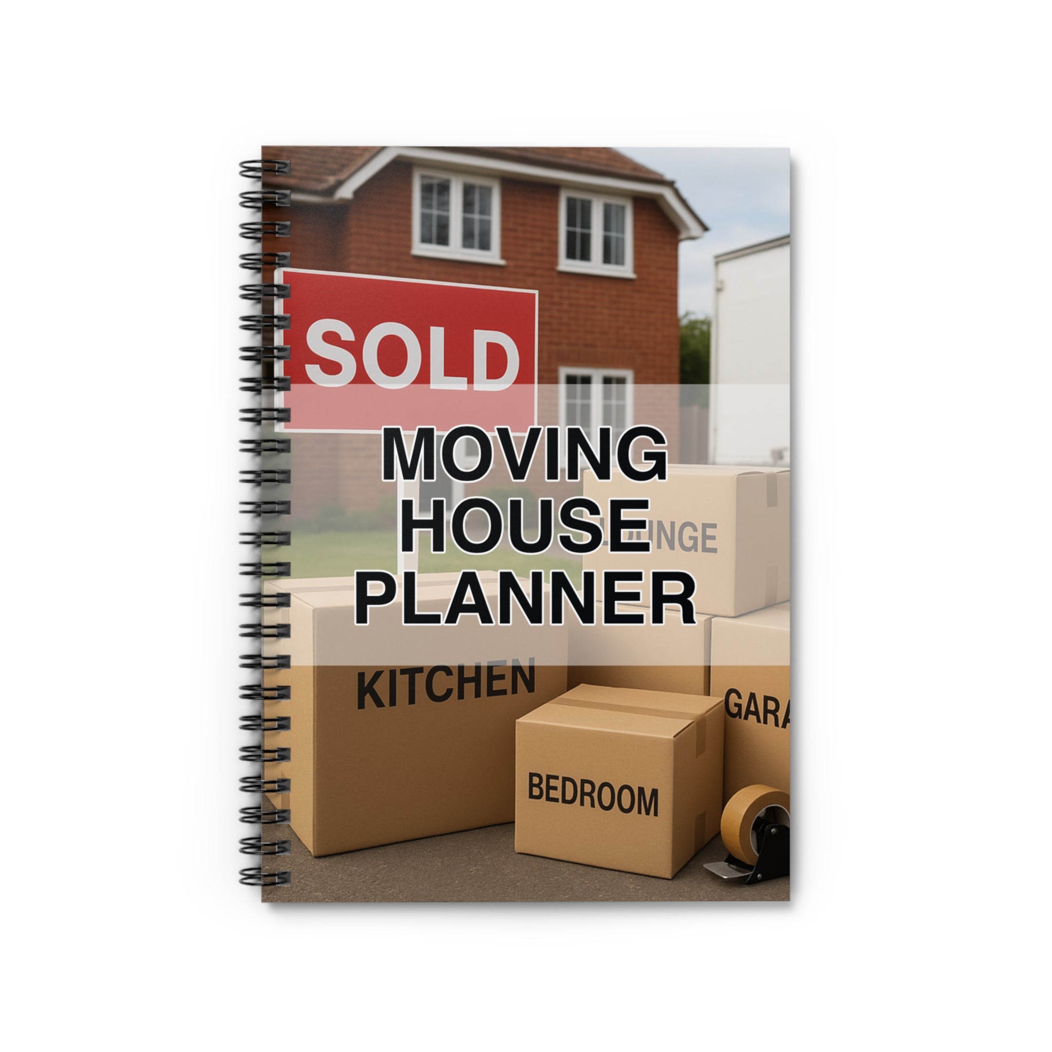 Moving House Planner - A5 Spiral Notebook