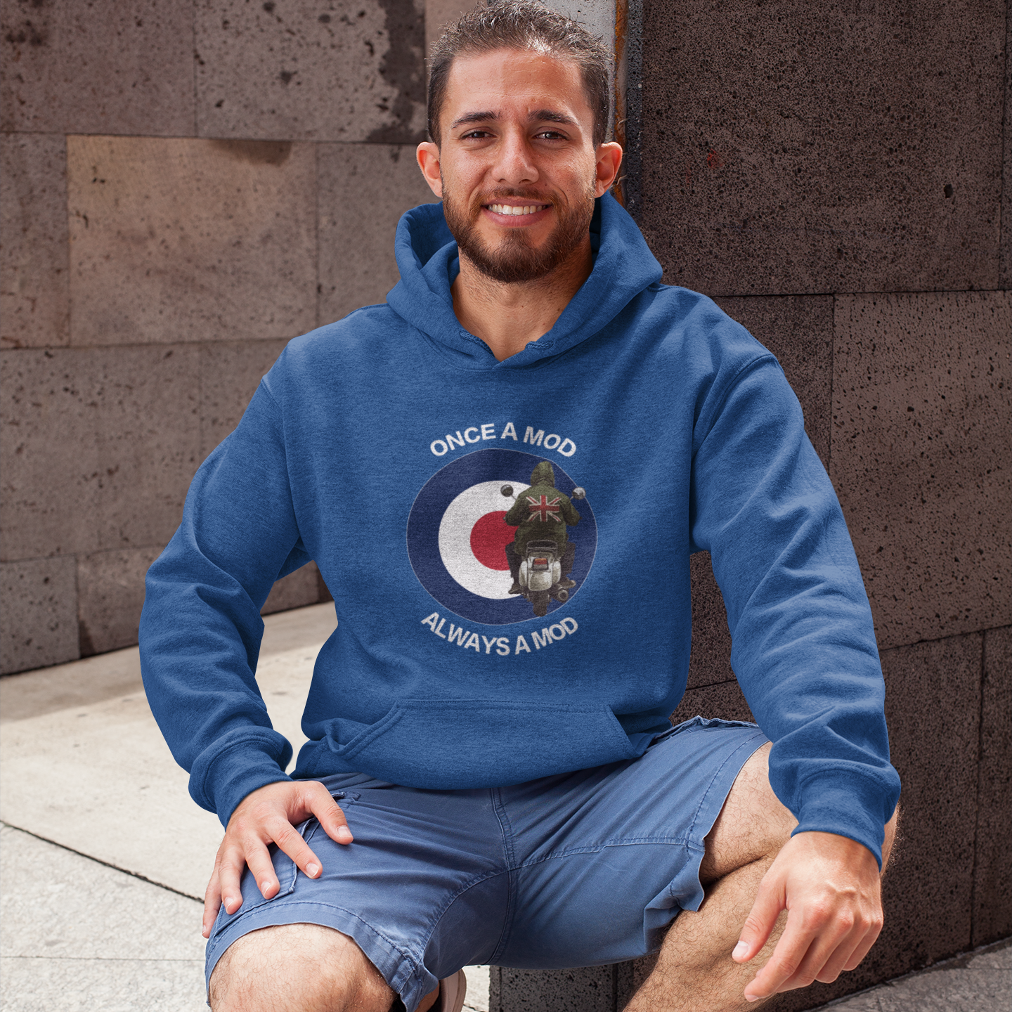 MOD Target Hoodie - Classic British Style Hooded Sweatshirt