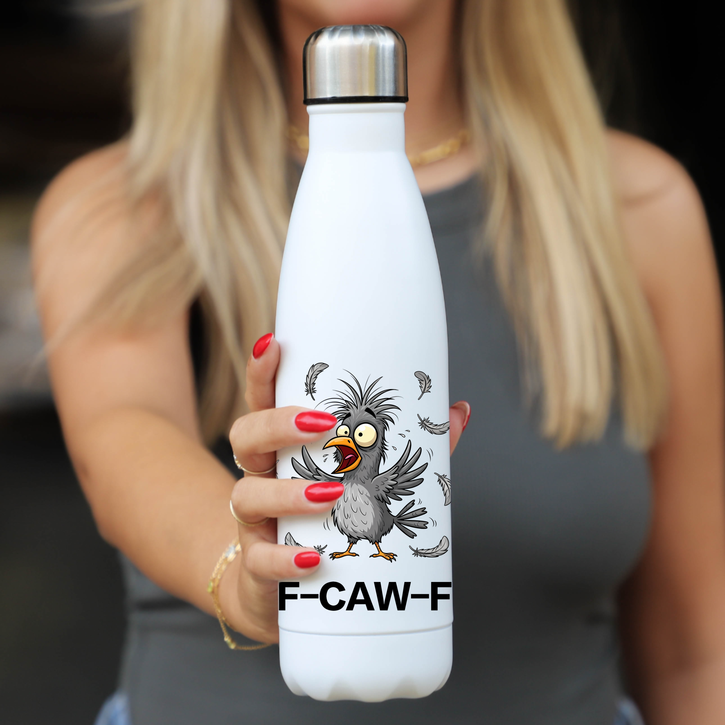 F-CAW-F Crow Thermal Drinks Bottle 50cl
