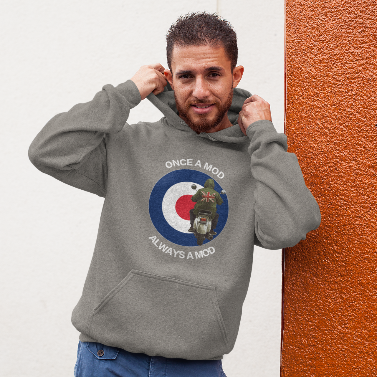 MOD Target Hoodie - Classic British Style Hooded Sweatshirt