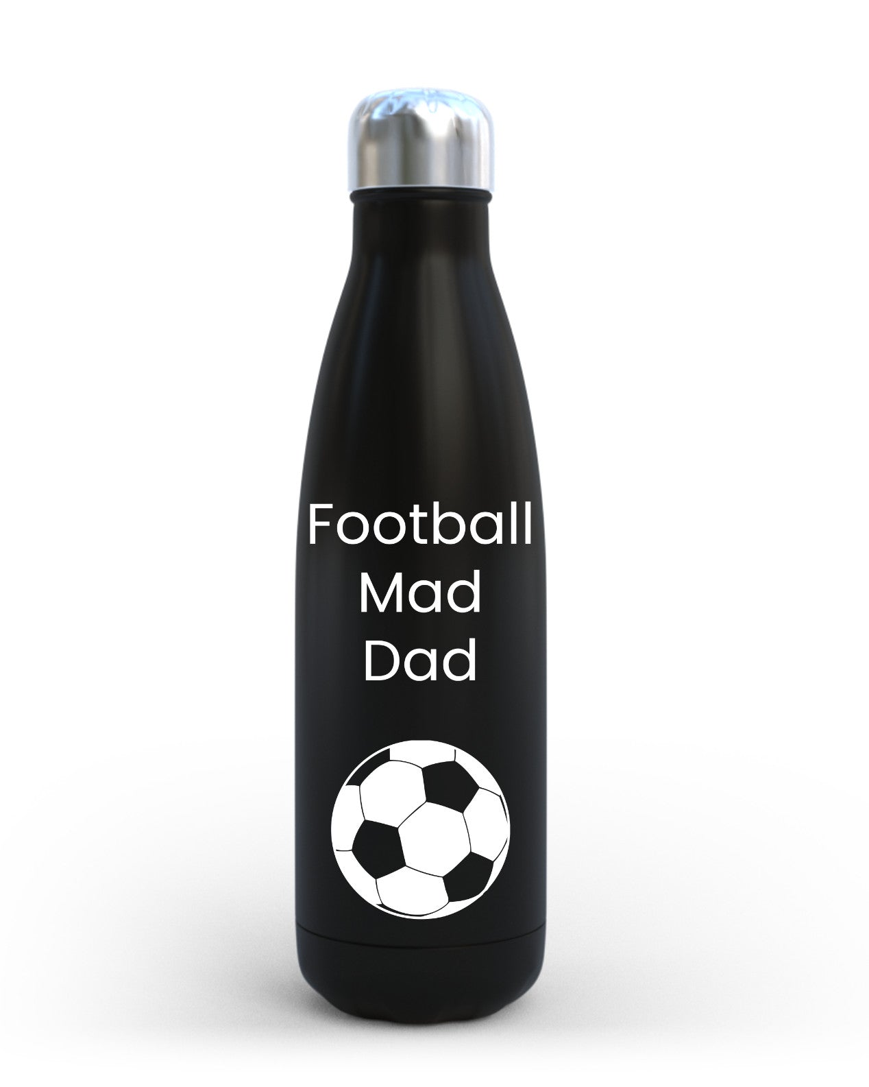 Football Dad Metal Thermos: 500ml Hot/Cold Drinks Bottle