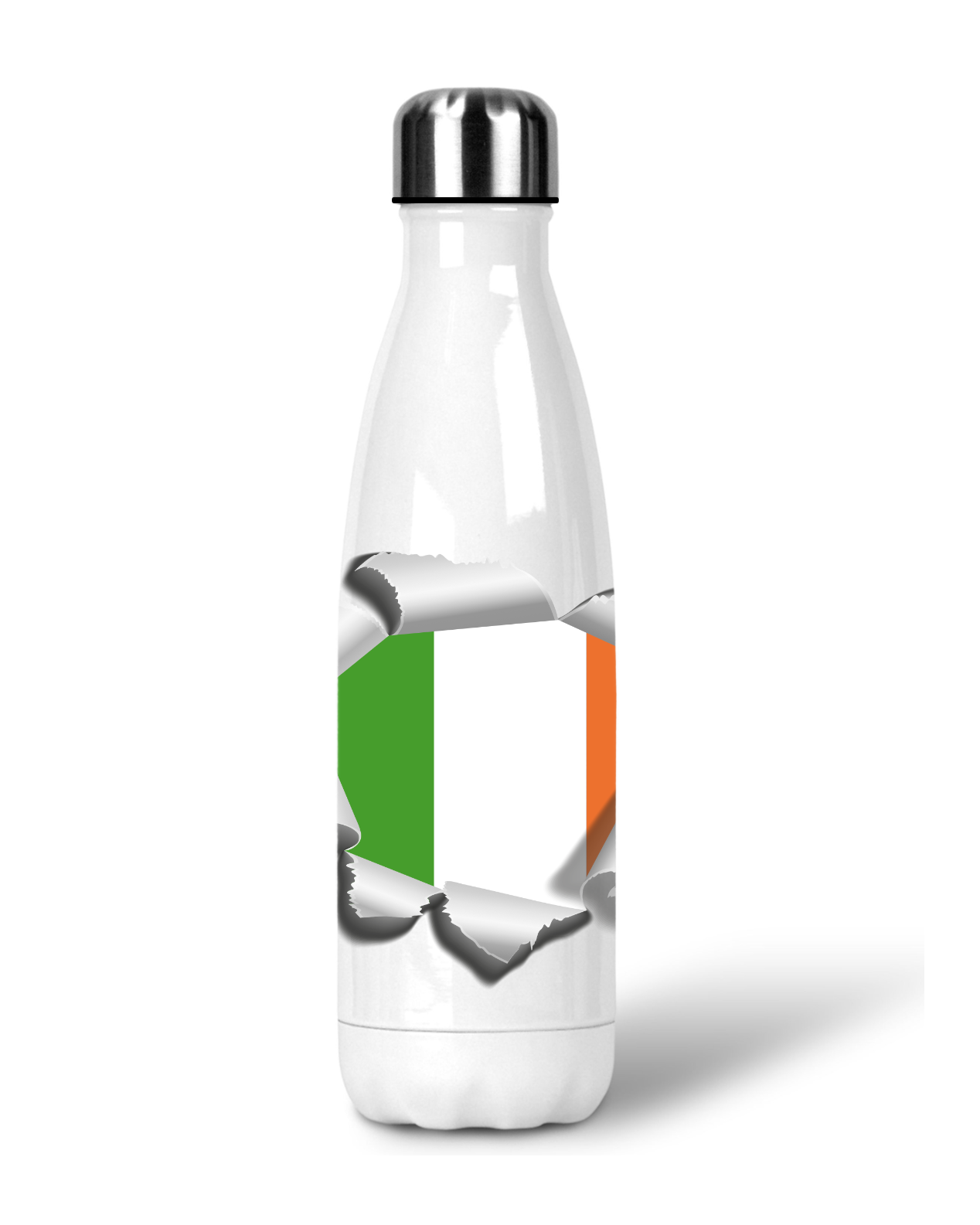 Ireland Flag Stainless Steel Water Bottle | 500ml Insulated Patriotic Drinks Flask
