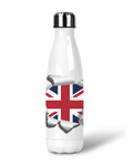 500ml Union Jack Insulated Water Bottle – Stainless Steel UK Flag Drinks Flask