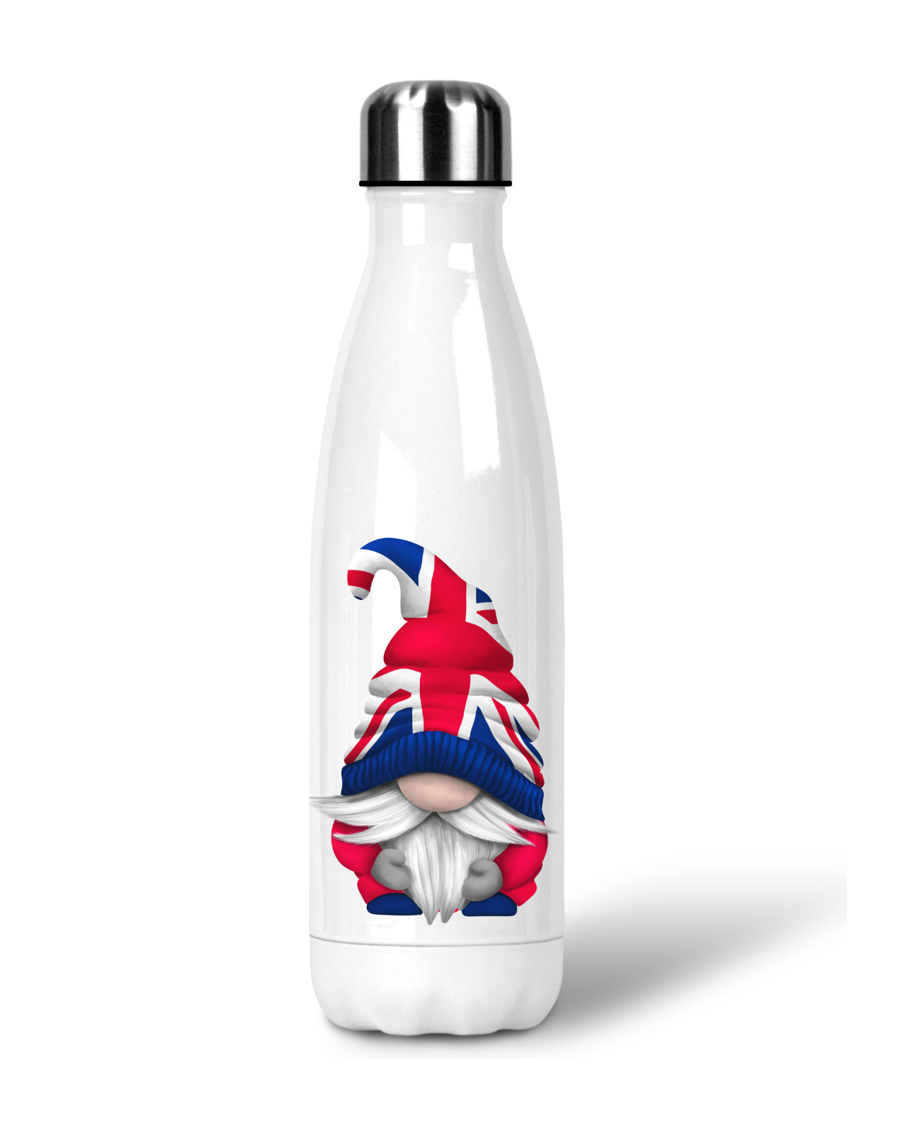 Union Jack Gonk Insulated Water Bottle: 500ml British Travel Flask