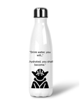 Star Wars Yoda Thermos White Drinks Bottle - Star Wars Fan Gift, Stainless Water Bottle