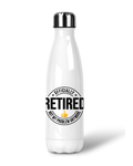 Officially Retired Stainless Steel Water Bottle: Humorous Retirement Gift
