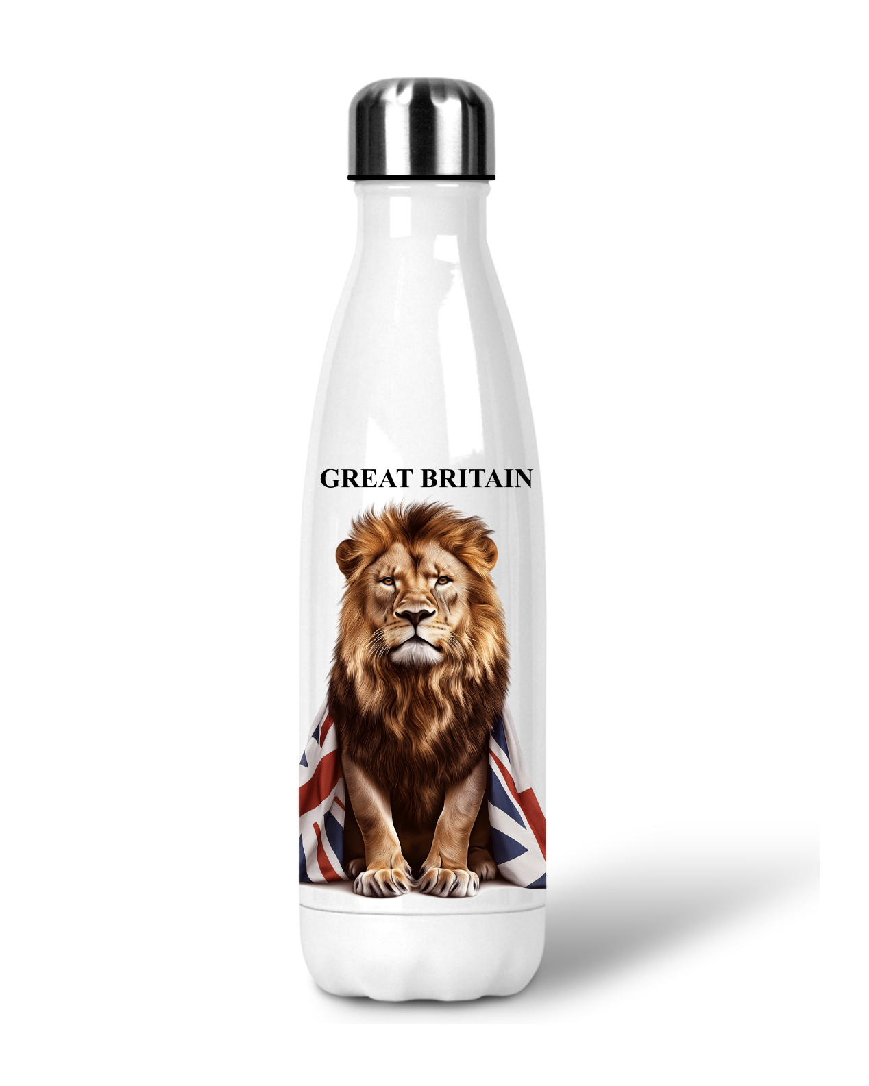 Lion Design Insulated Thermos Bottle 500ml - Premium Stainless Steel