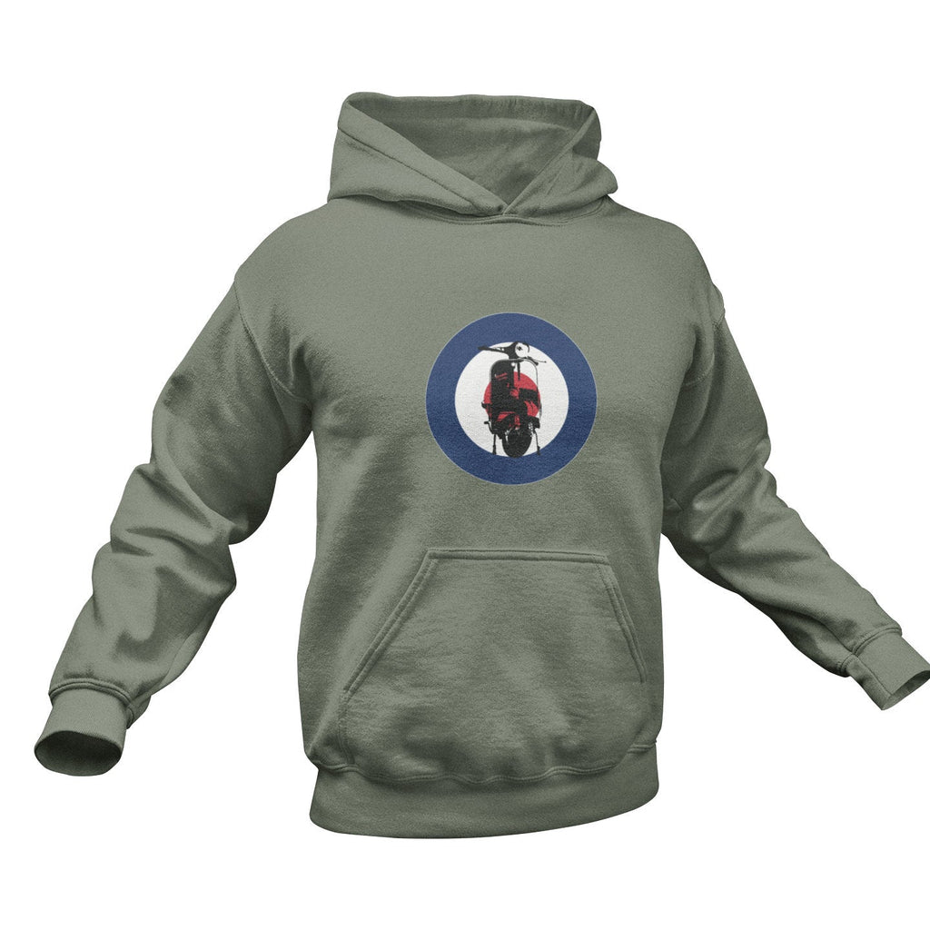 MOD Hoodie with Scooter Target Artwork