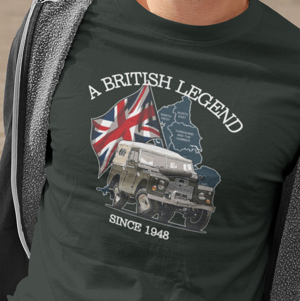 Land Rover British Legend T-Shirt - Premium Ringspun Cotton
