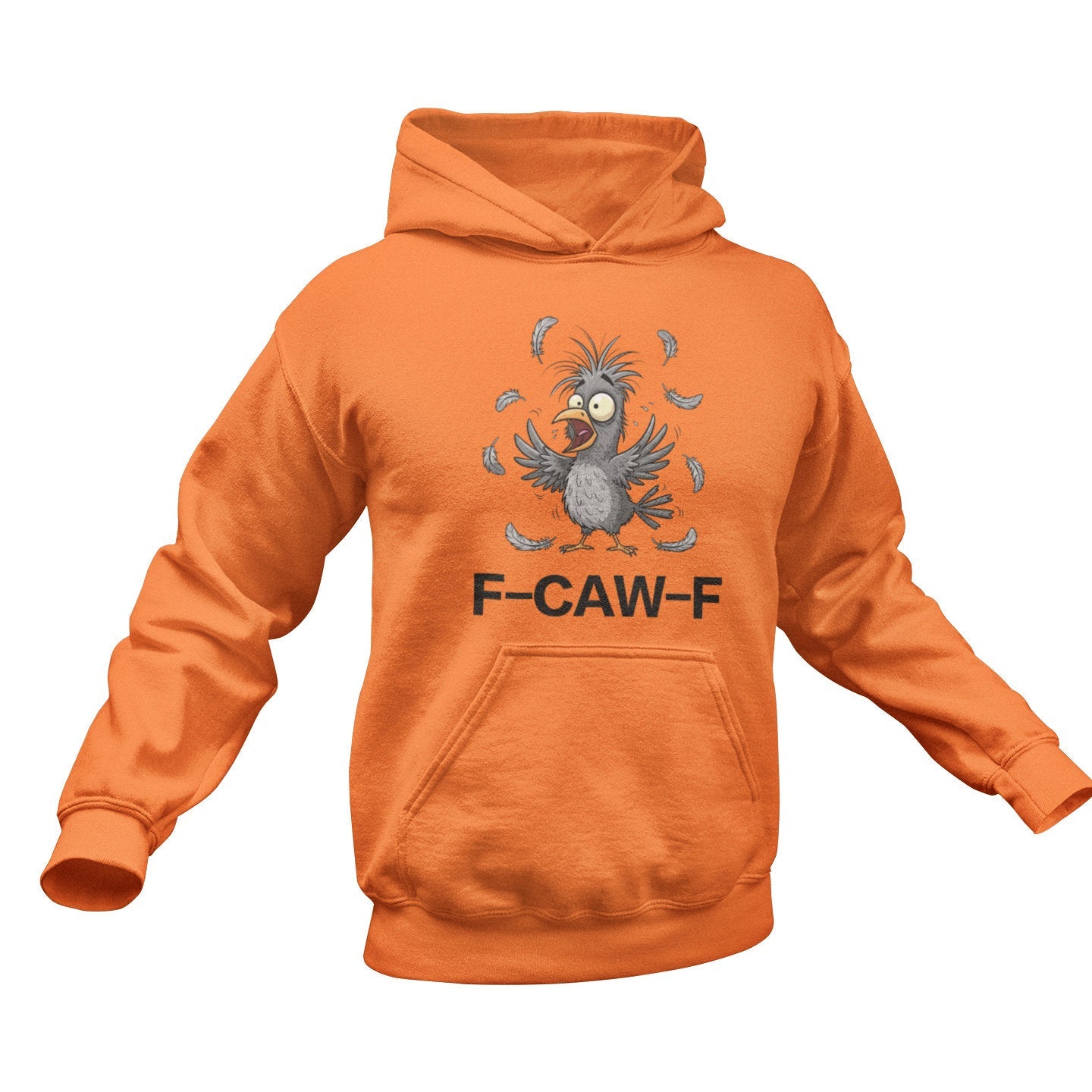 F-CAW-F Graphic Hoodie - AWDis Premium Cotton Blend