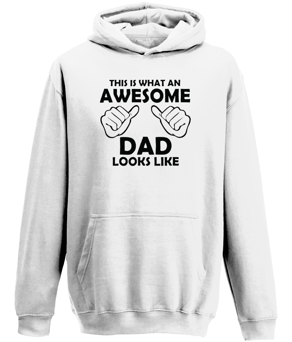 Awesome Dad Hoodie – Funny Father Gift with Thumbs Up Graphic