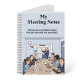 My Meeting Notes: A5 Spiral Notebook for Meetings