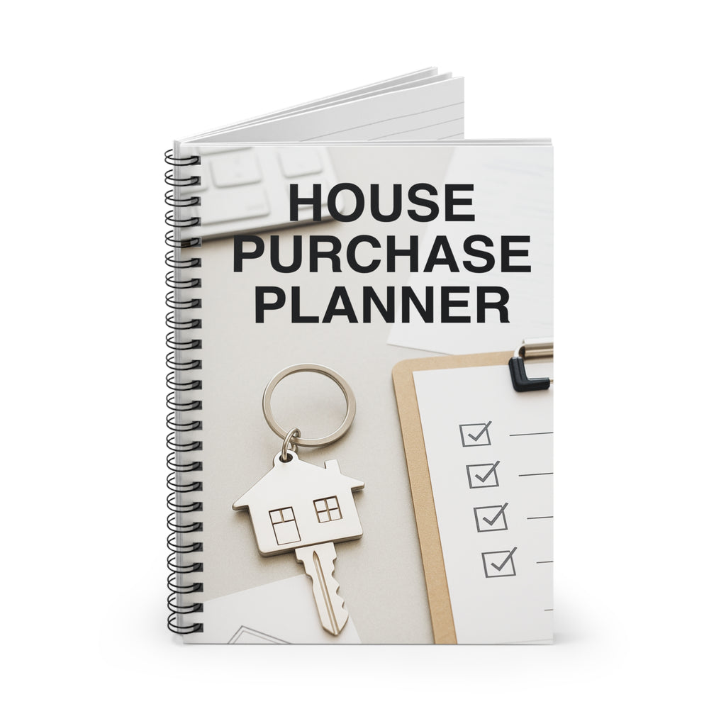 House Purchase Planner - A5 Spiral Notebook
