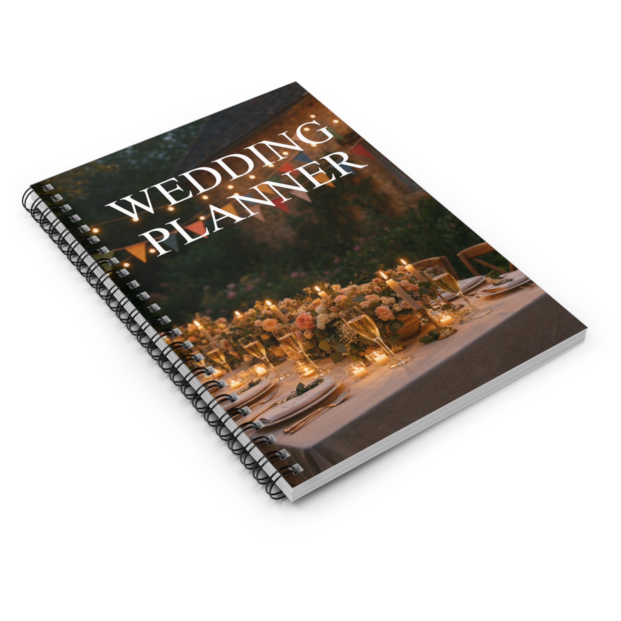 Wedding Planner French Gite - A5 Spiral Notebook