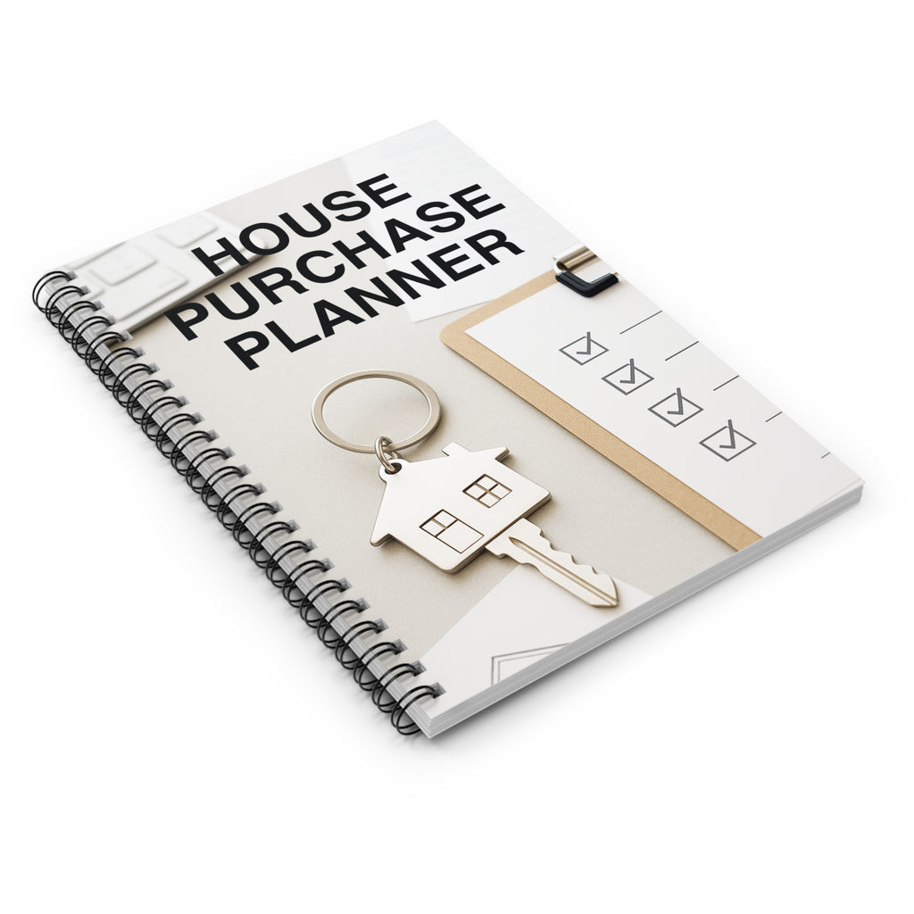 House Purchase Planner - A5 Spiral Notebook