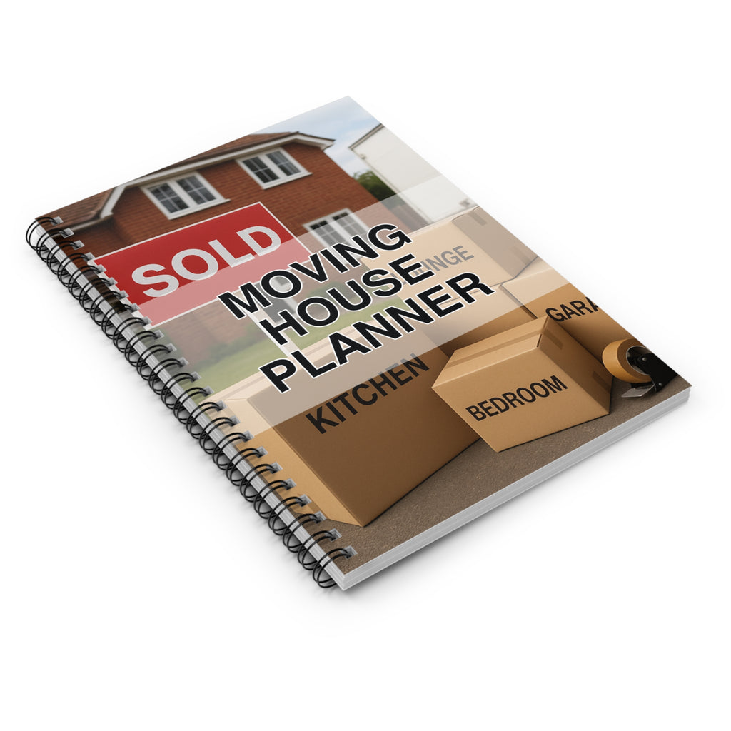 Moving House Planner - A5 Spiral Notebook