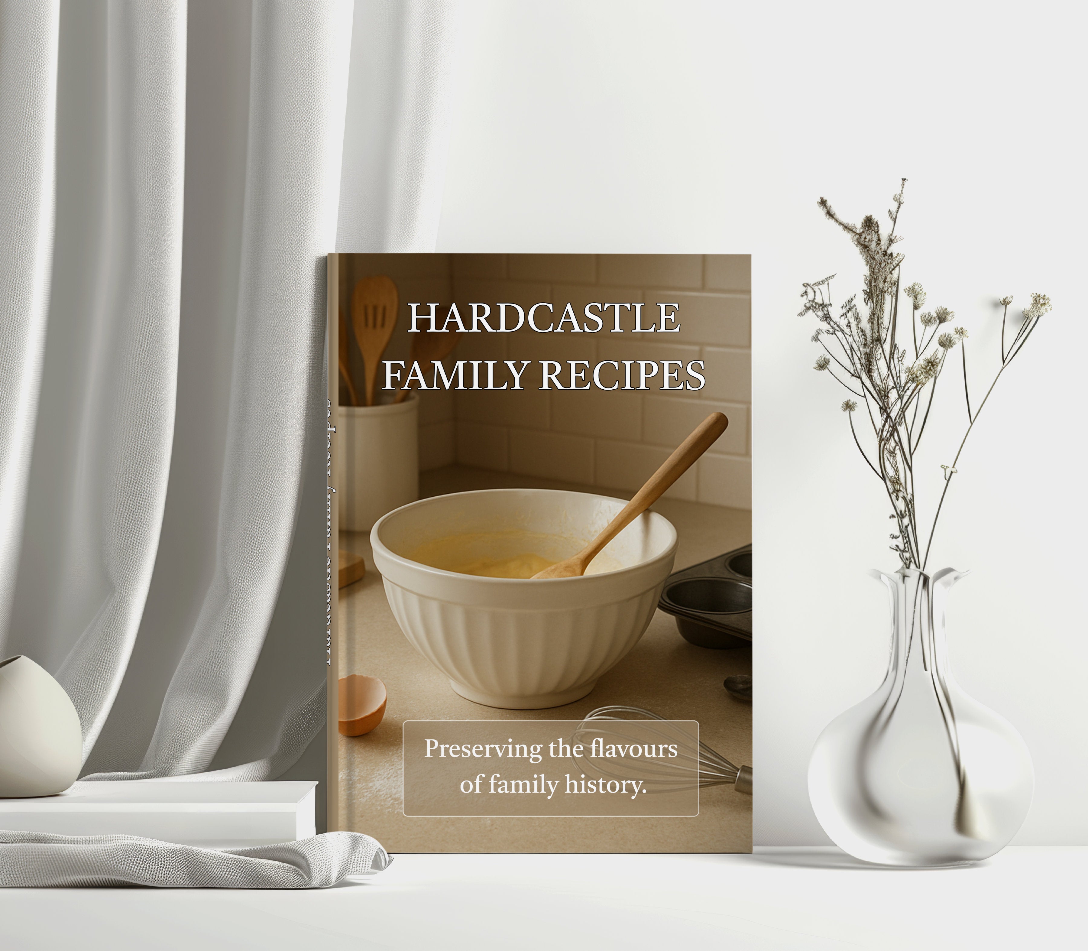 Personalised Family Recipe Journal - Hardback Notebook