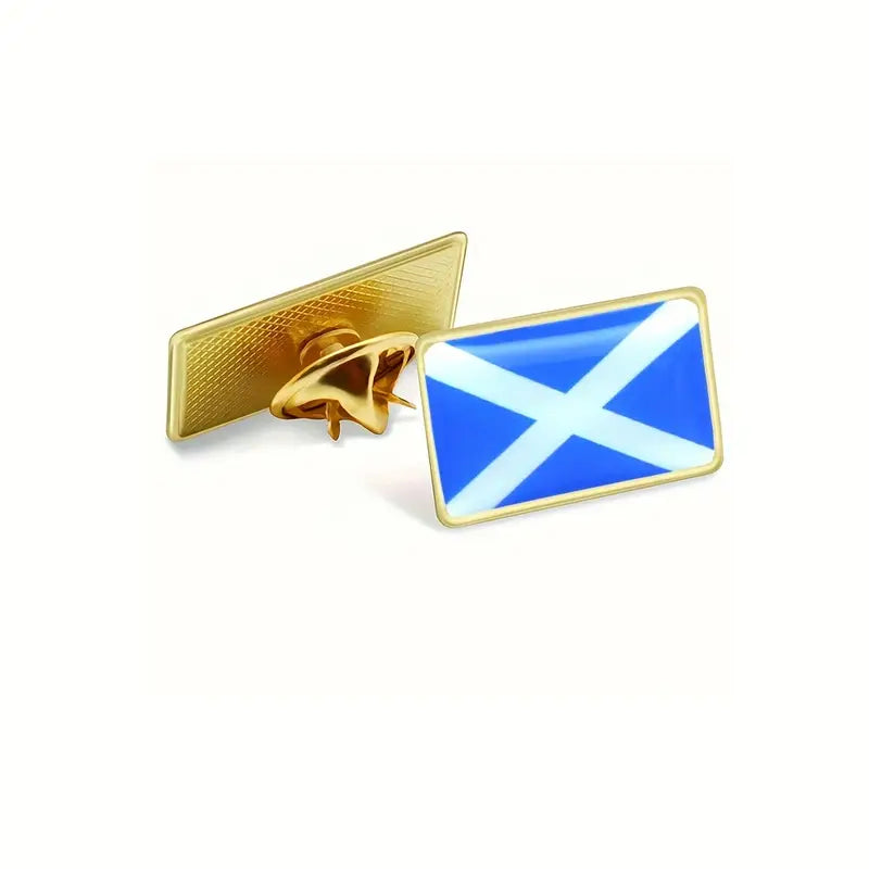 Scotland Metal Pin Badge - Scottish Flag Lapel Pin