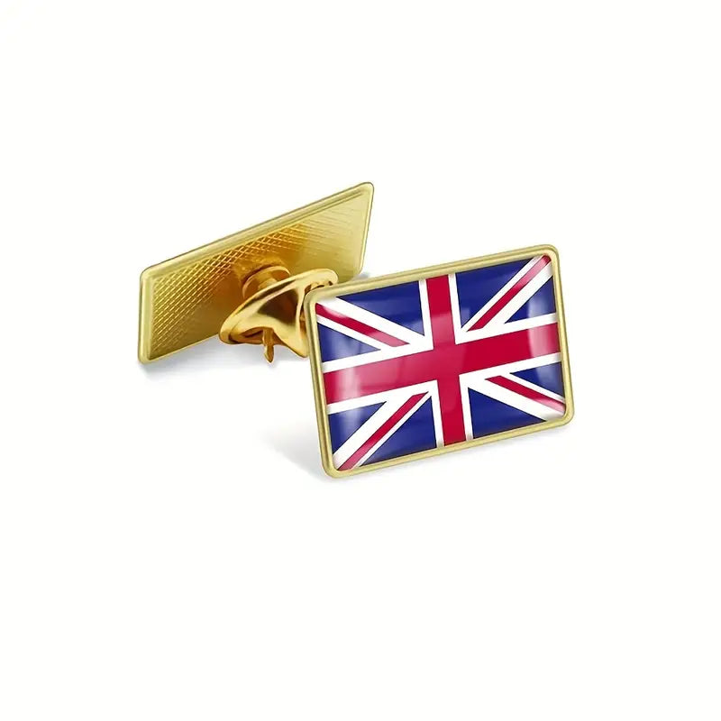 Union Jack Pin Badge - British Flag Metal Lapel Pin UK Souvenir Gift