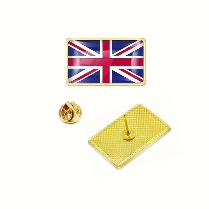 Union Jack Pin Badge - British Flag Metal Lapel Pin UK Souvenir Gift