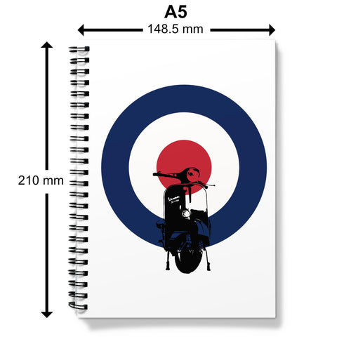 A5 MOD Target Notebook: Lined or Graph Pages