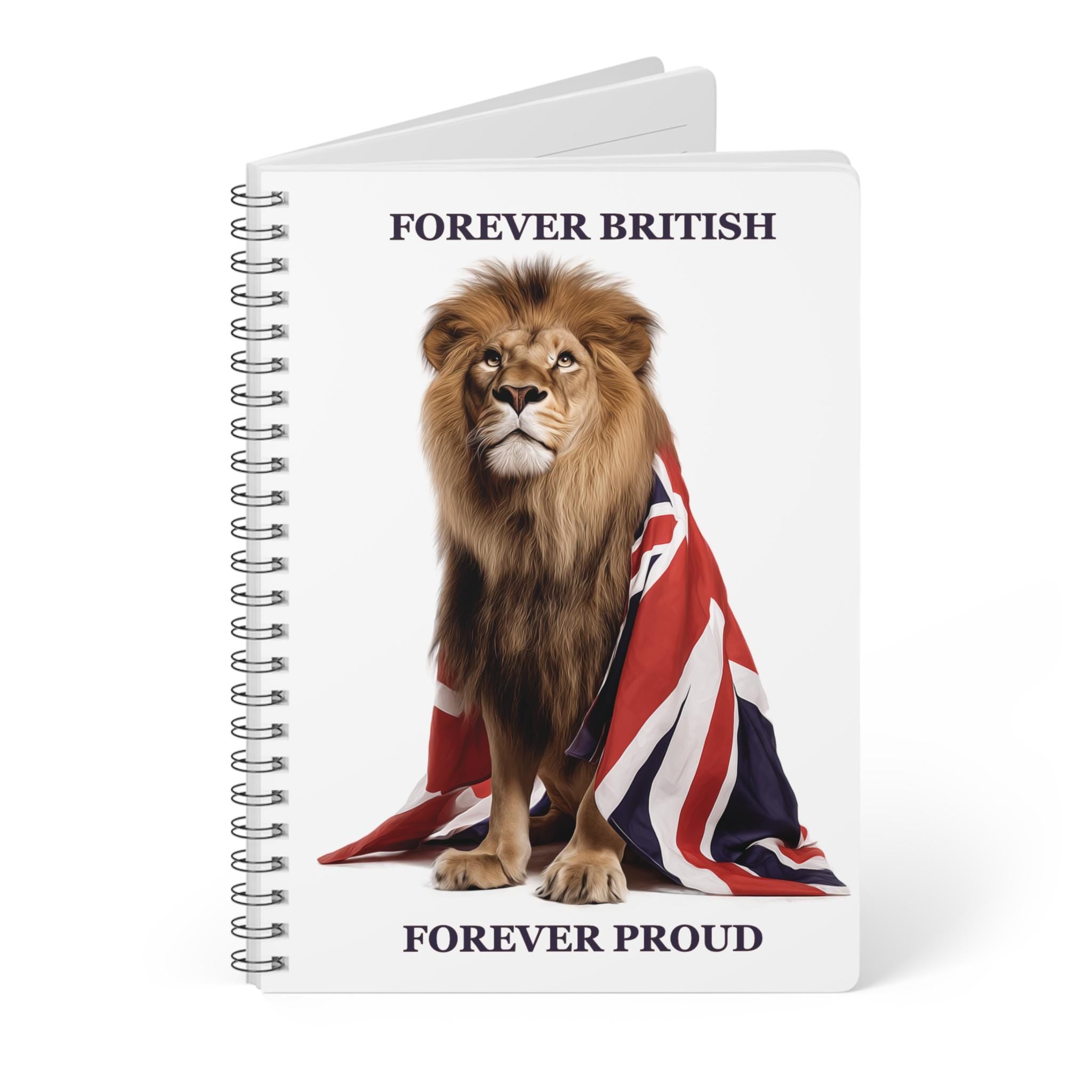 Regal Lion Notepad: British Union Jack A5 Notebook
