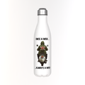 Retro Mod Scooter Water Bottle: Insulated Stainless Steel, 500ml