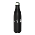 Football Heartbeat 50cl Thermos Bottle - Insulated Stainless Steel Water Bottle