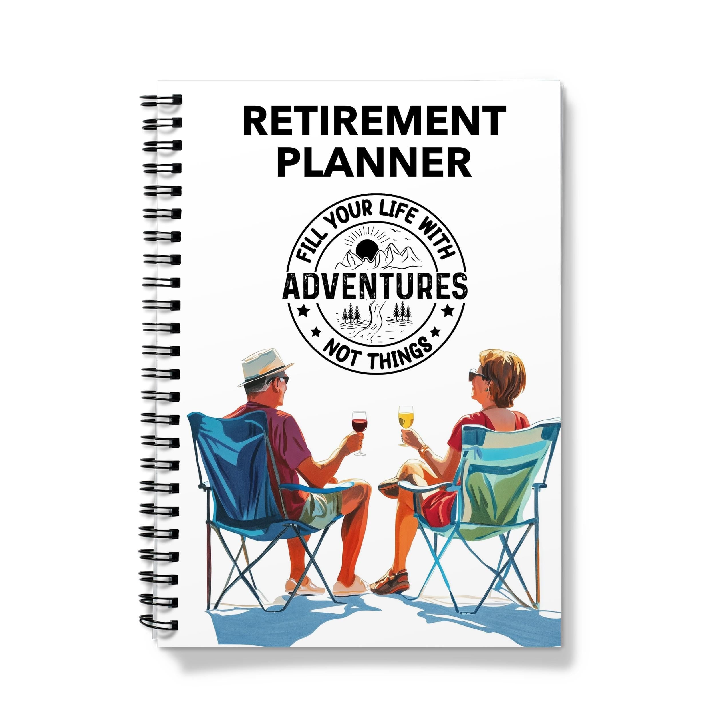 A5 Retirement Planner Notebook: Travel Journal for Retirees