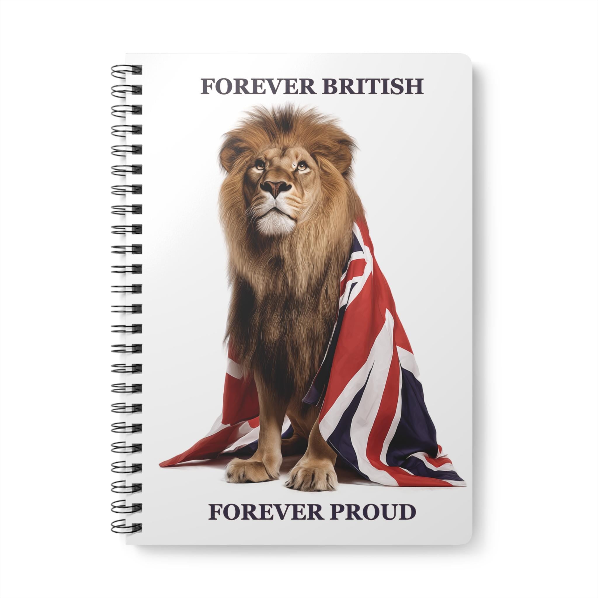 Regal Lion Notepad: British Union Jack A5 Notebook
