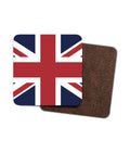 Union Jack Flag Coaster: British Pride Drink Mat, UK Home Decor (Single coaster)