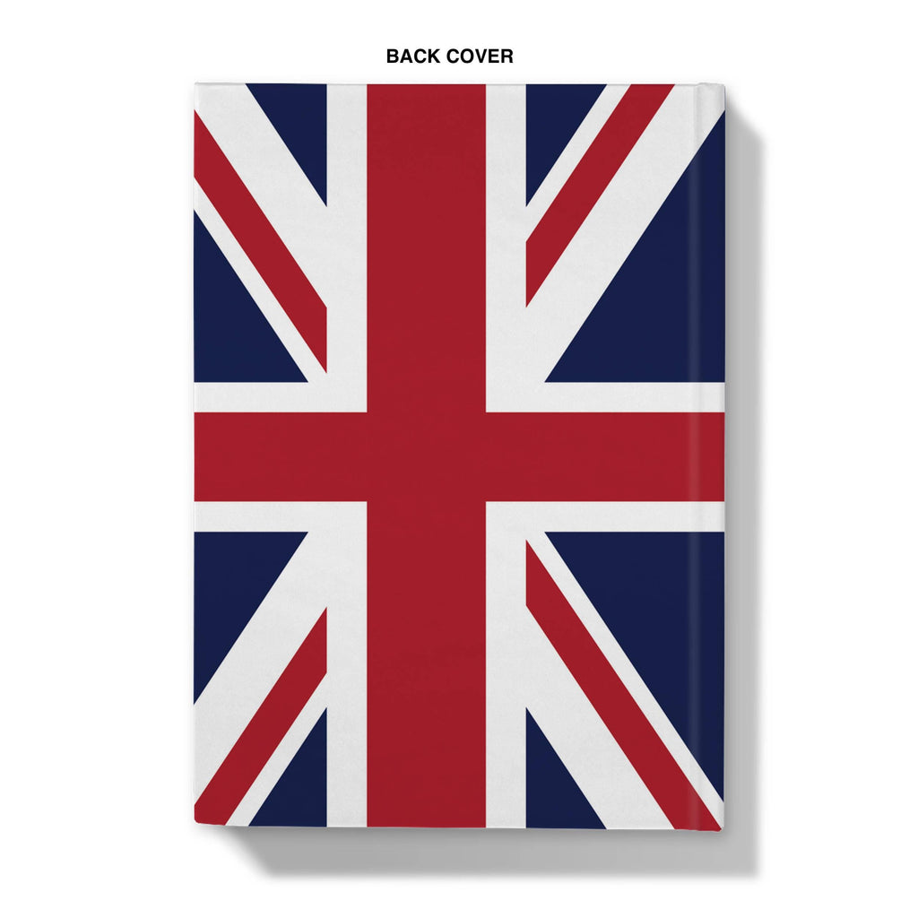 Union Jack Lion Hardback Journal: British Pride A5/A4 Notebook