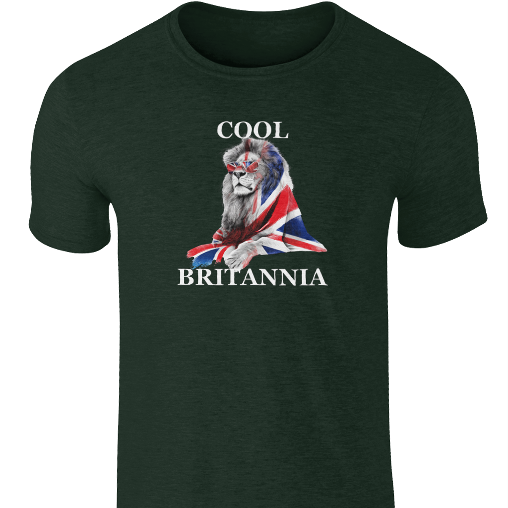 Union Jack Cool Britannia humorous UK Adult T-Shirt
