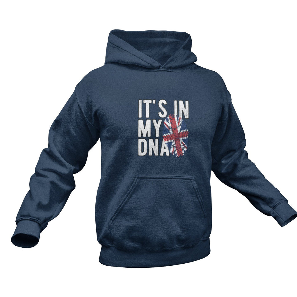 Union Jack DNA Hoodie: British Pride Cotton-Blend Sweatshirt
