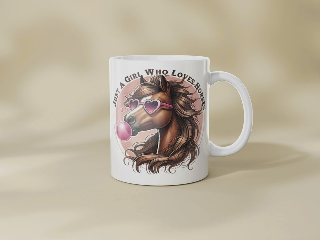 Horse Lover Mug: Funny Equestrian Gift for Teen Girls